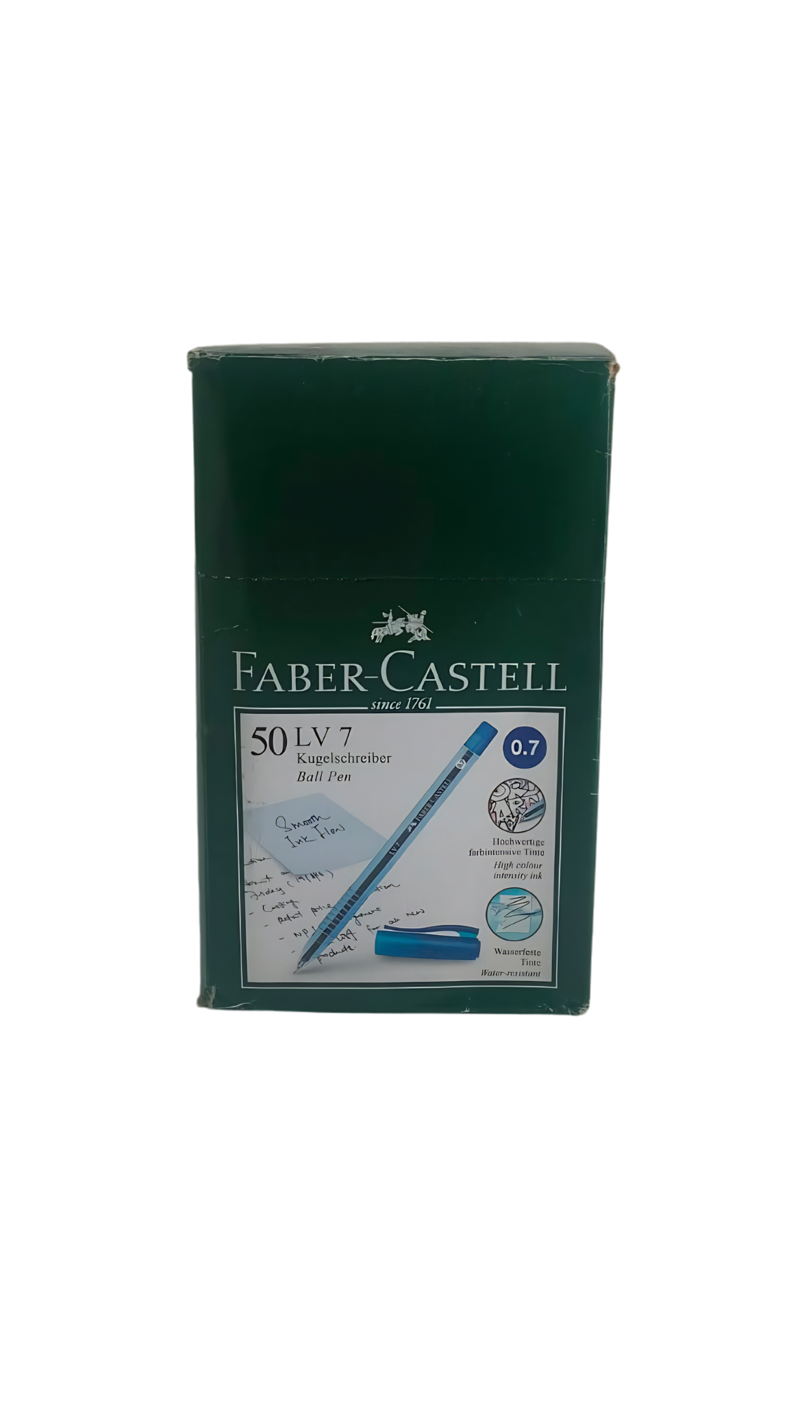 Faber-Castell Ballpen LV7 0.7mm | 50pcs Blue