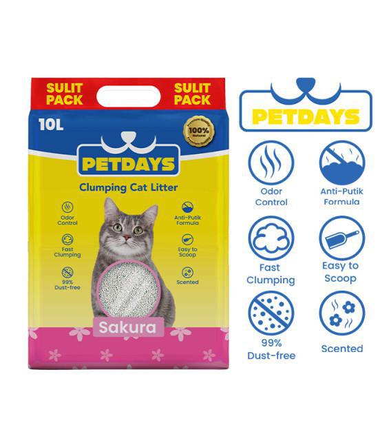 Petdays Cat Litter Sakura 10L