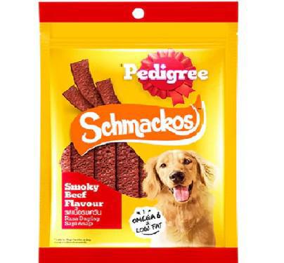 Pedigree Schmackos Beef Smoky Beef 70g