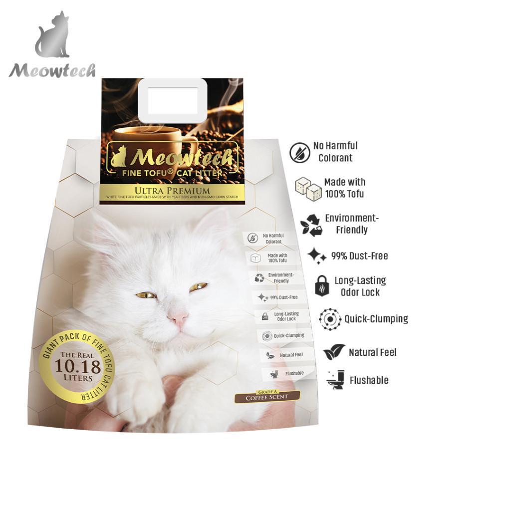 Meowtech Tofu Cat Litter Coffee 10.18L