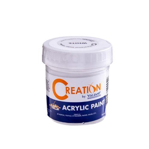 Creation Acrylic Paint 100ml White | Per Piece
