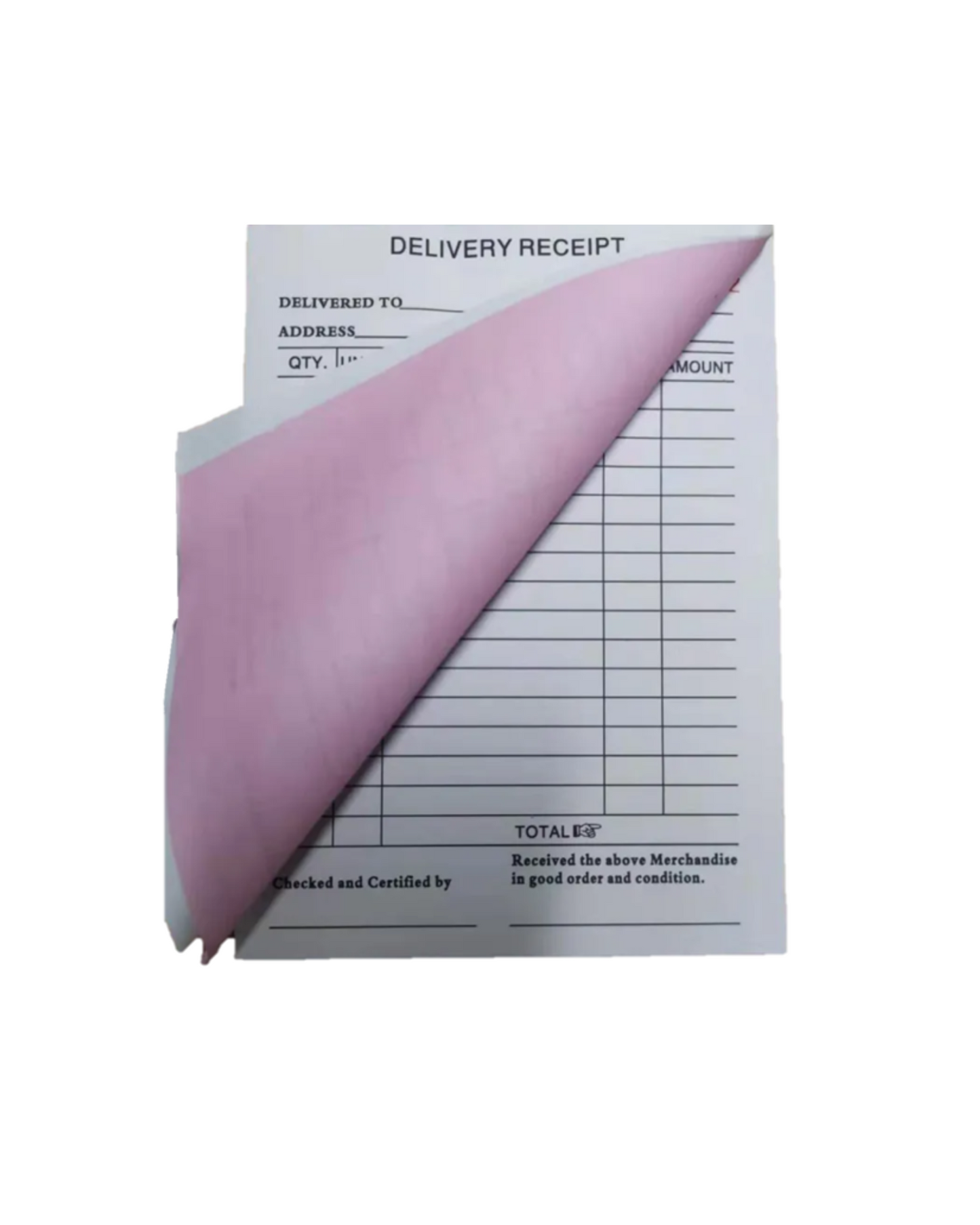 Delivery Receipt Carbonless 1/2 | Per Pad