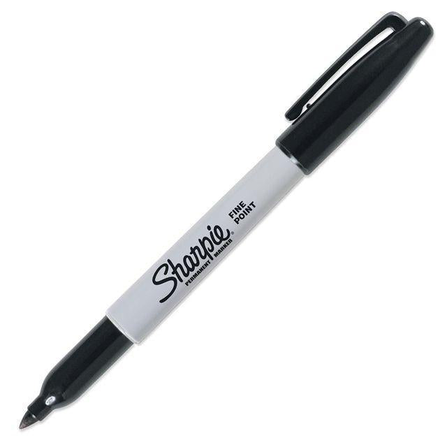 Sharpie Permanent Marker Fine Tip | Per Piece Black