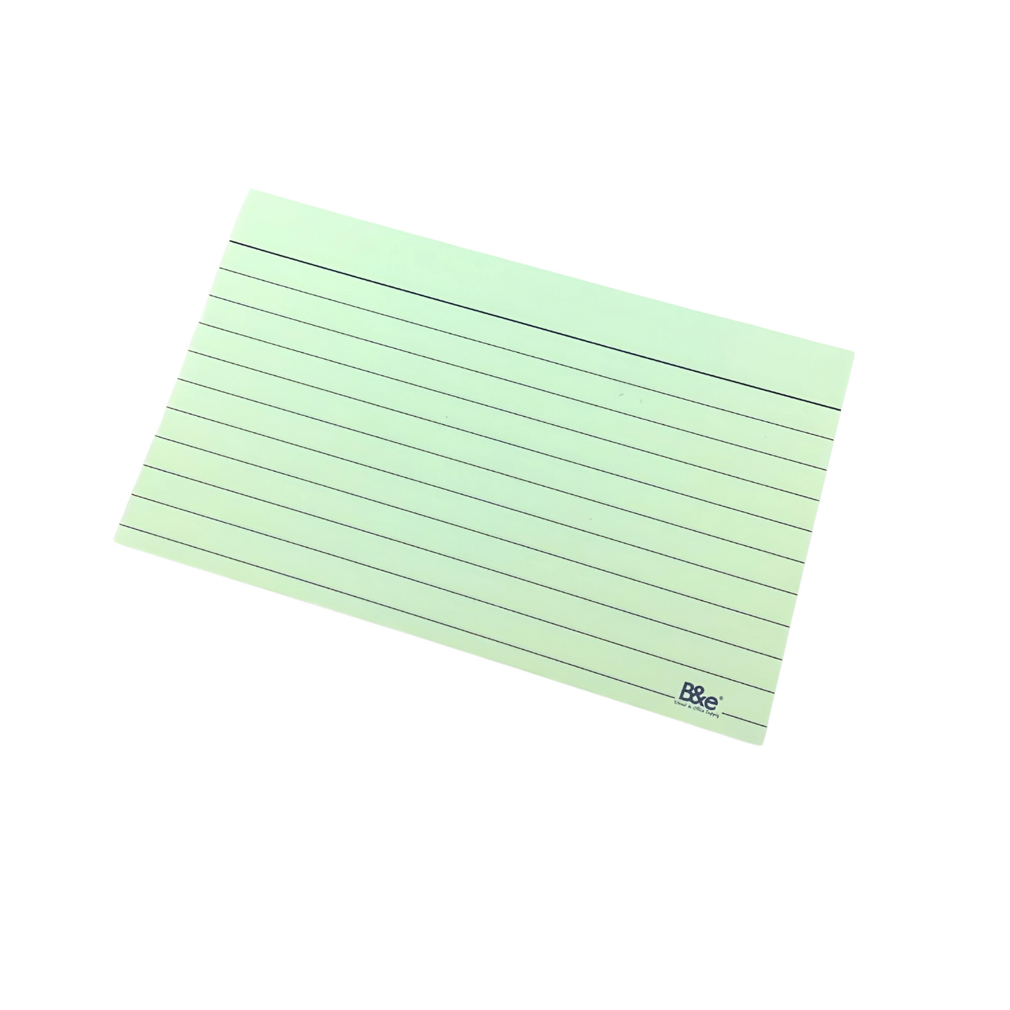 B&E Index Card 120gsm 3x5in 100pcs Green