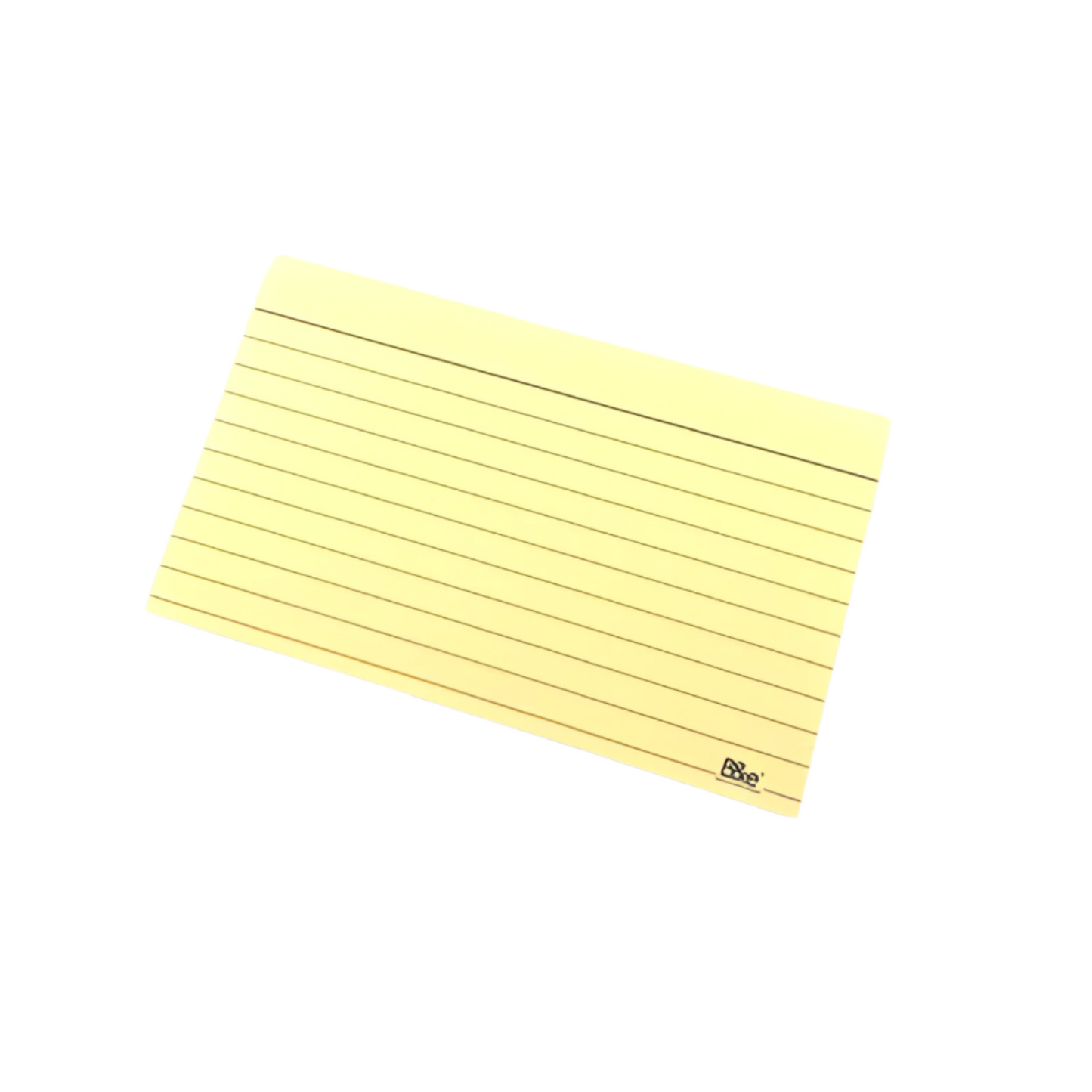 B&E Index Card 120gsm 3x5in 100pcs Yellow