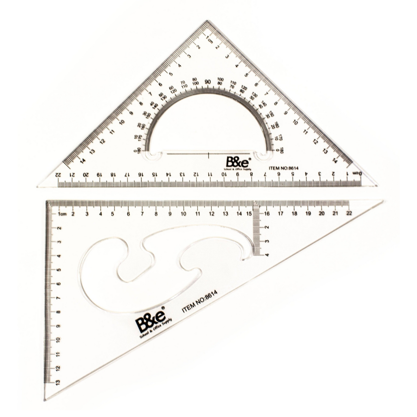 B&E Triangle Ruler Set No. 8614 B