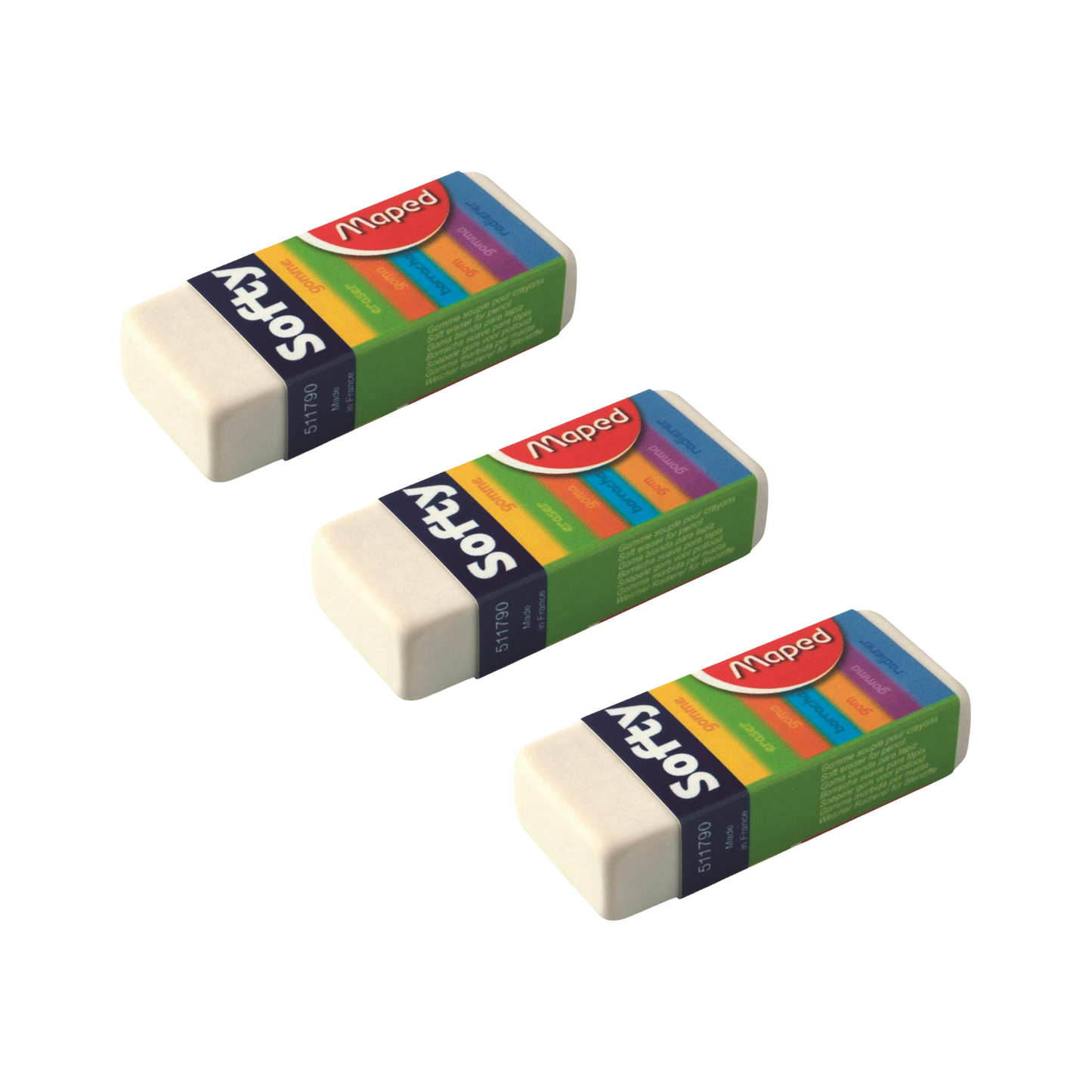 Maped Softy Eraser No. 511770 | 20pcs