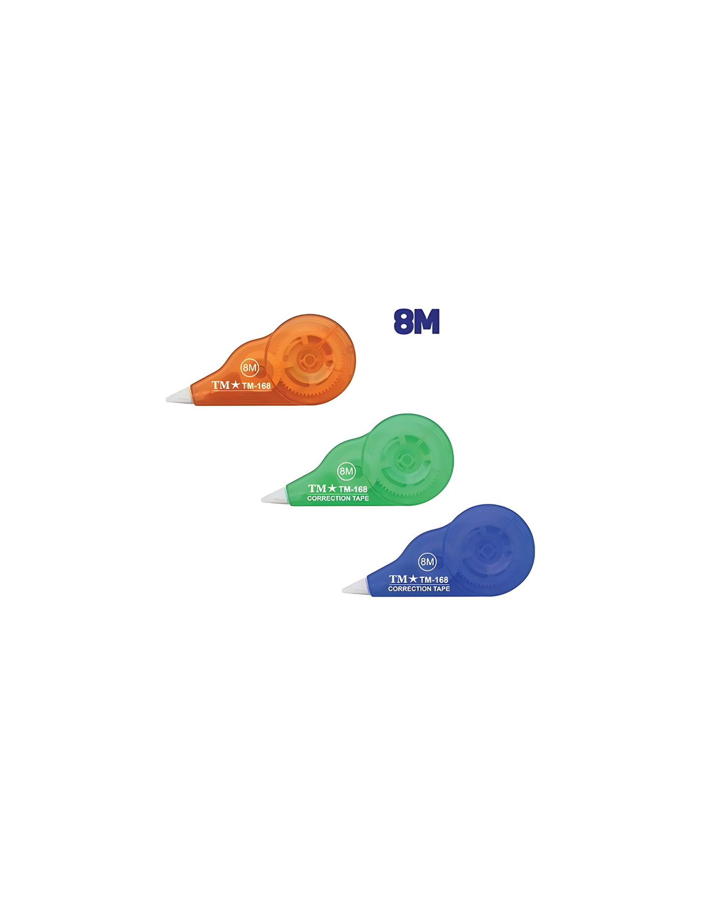 TM Correction Tape 8m TM-168 | 12 pcs