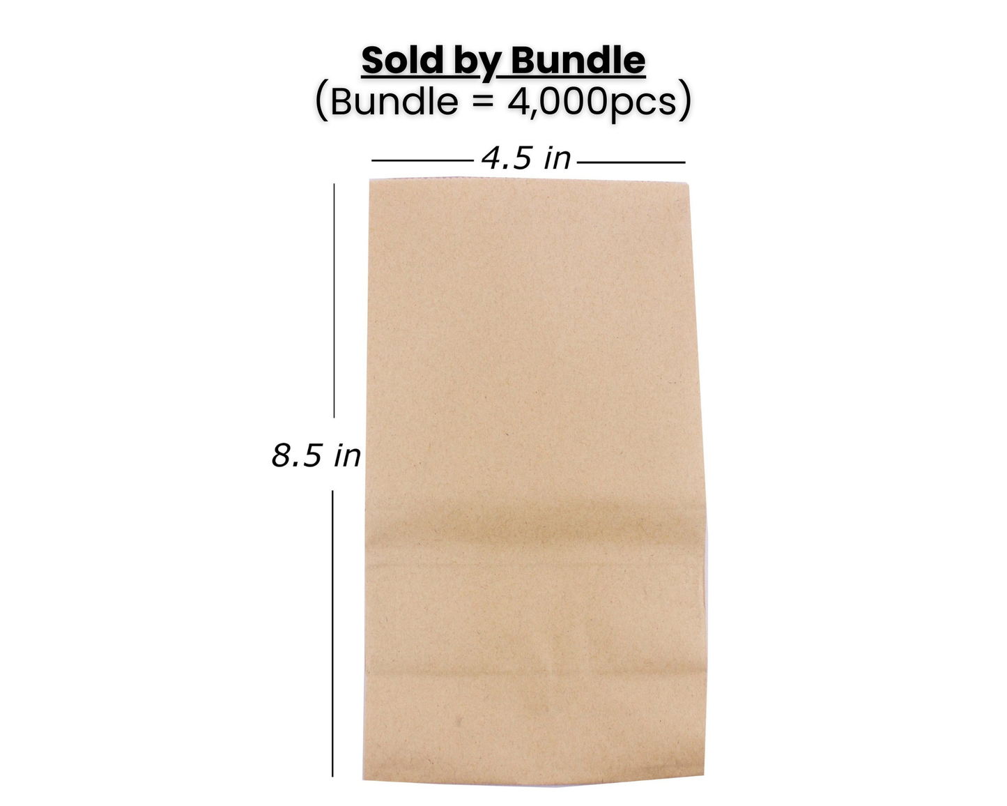 Expanding Brown Paper Bag No. 4 (4000pcs)