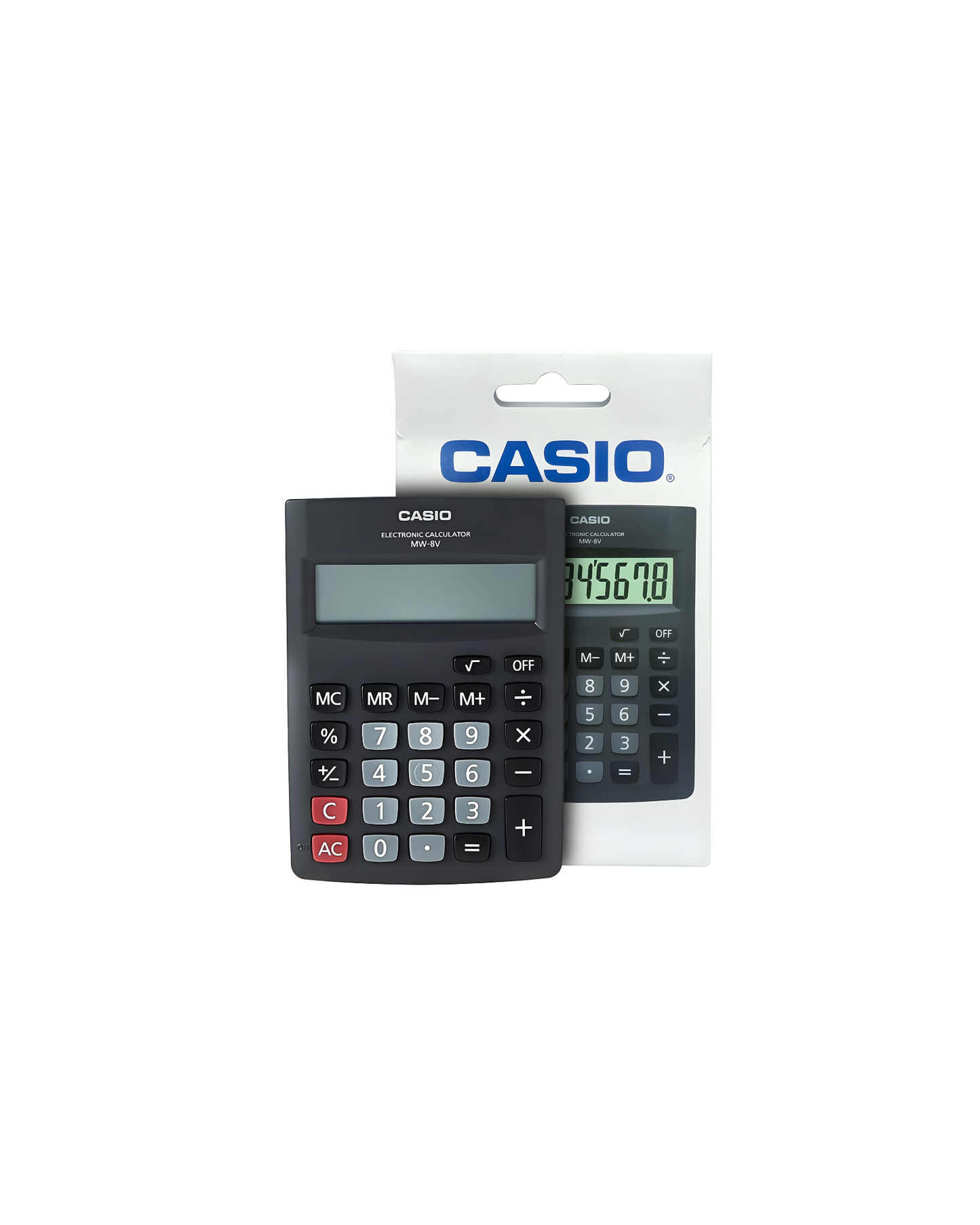 Casio Calculator Portable MW-5V Black 8-Digits
