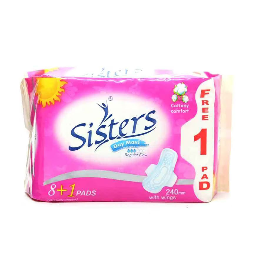 Sisters Napkin with Wings Day Maxi (Pink) 8+1