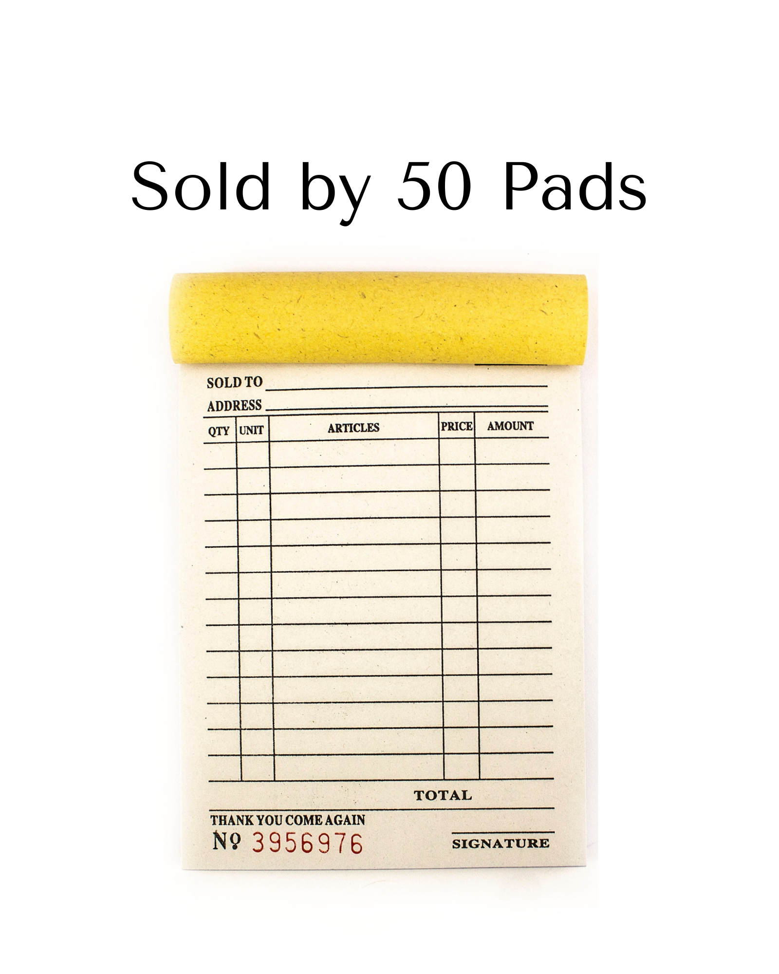 Receipt Pad