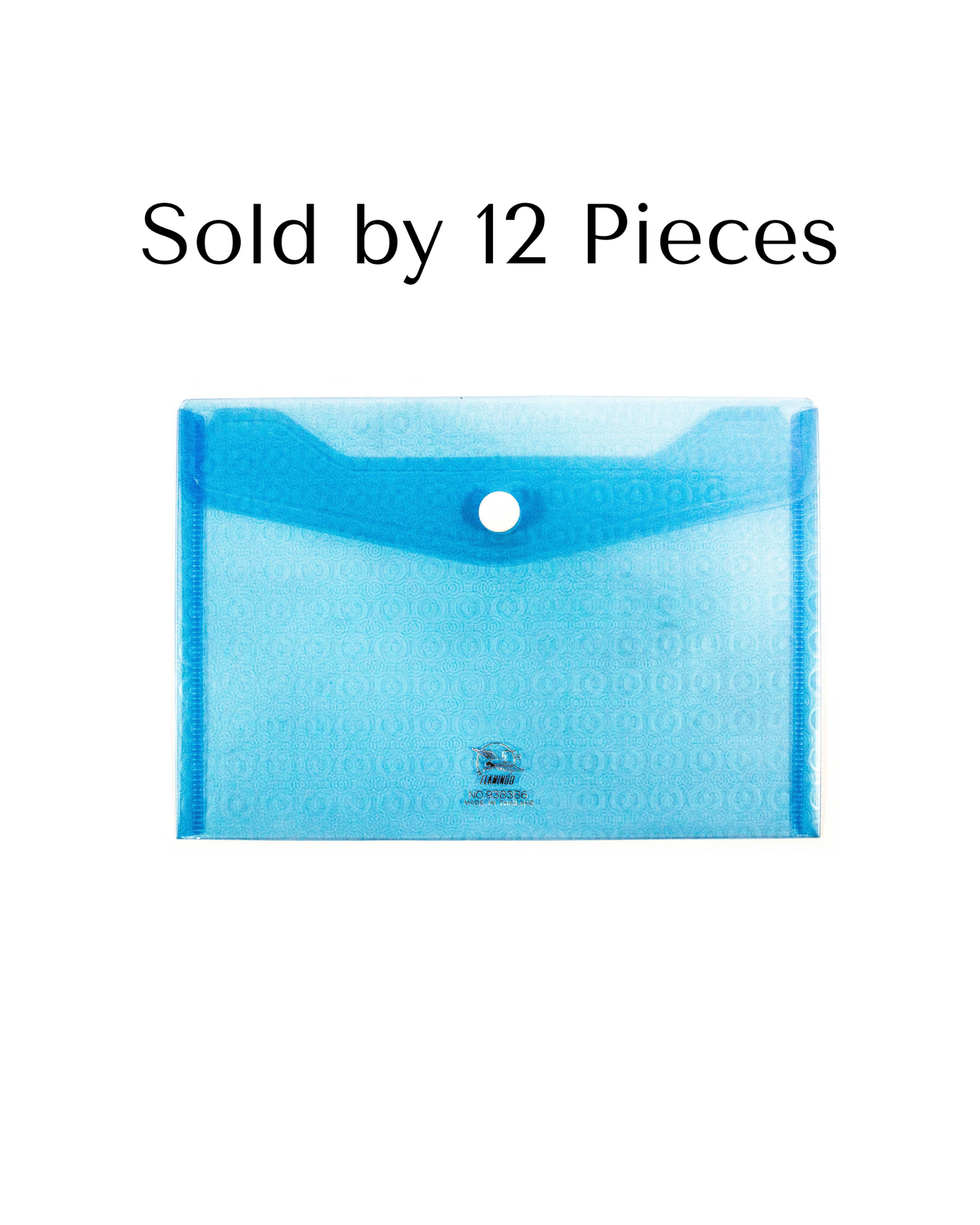 Plastic Button Envelope