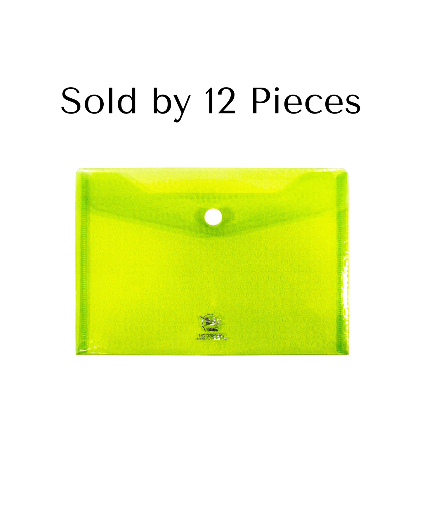 Plastic Button Envelope