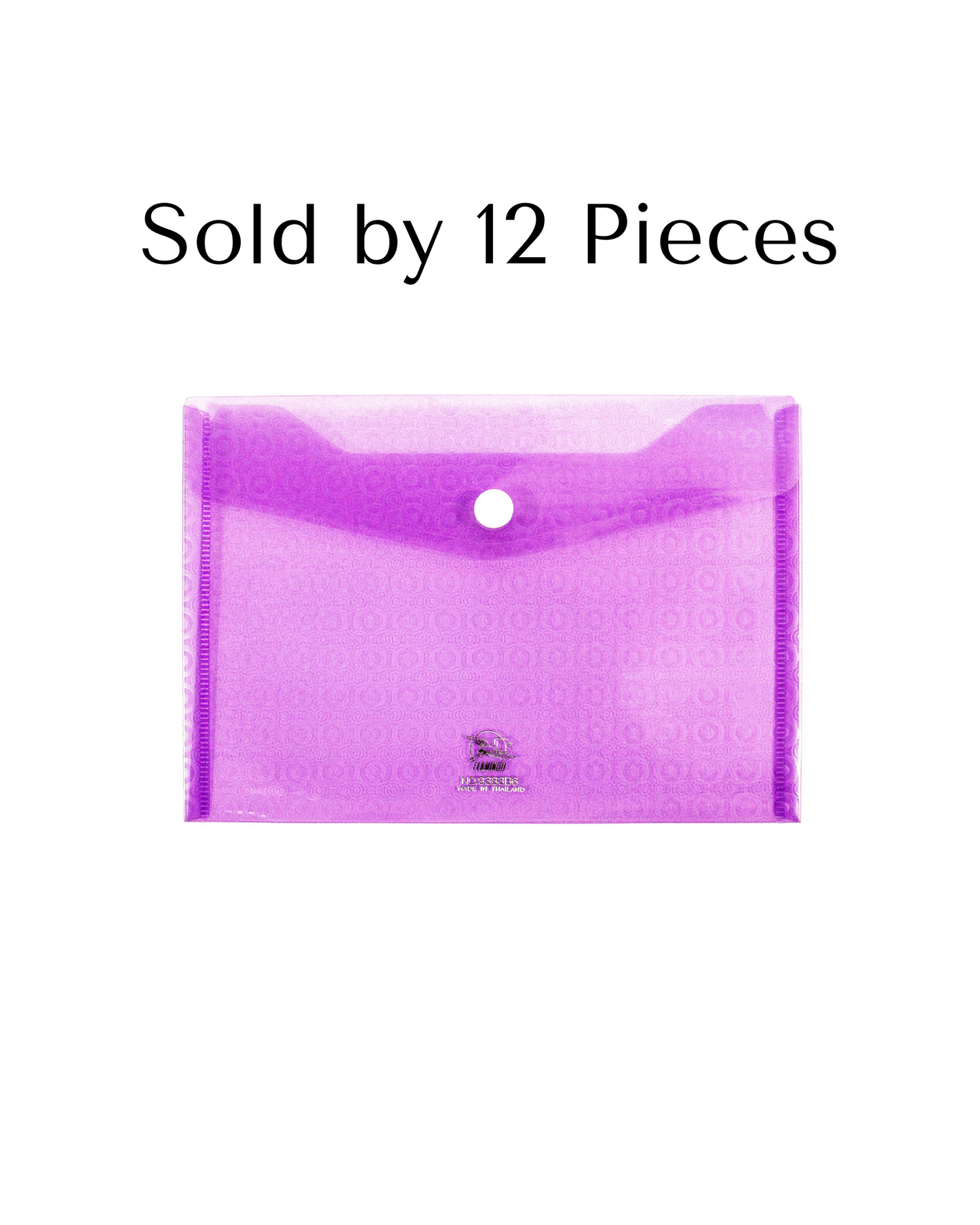 Plastic Button Envelope