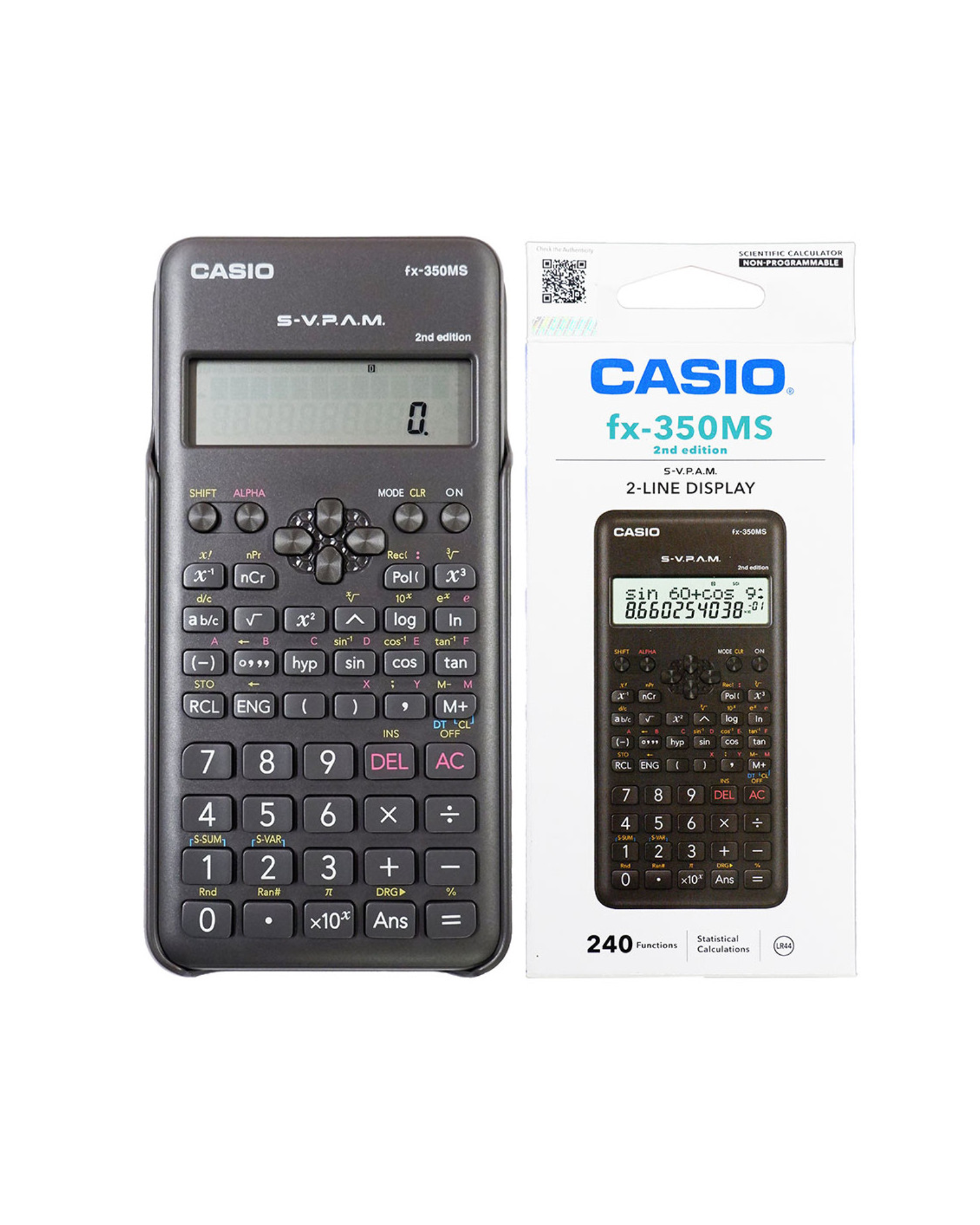 Casio Scientific Calculator FX 350MS Paper Cart