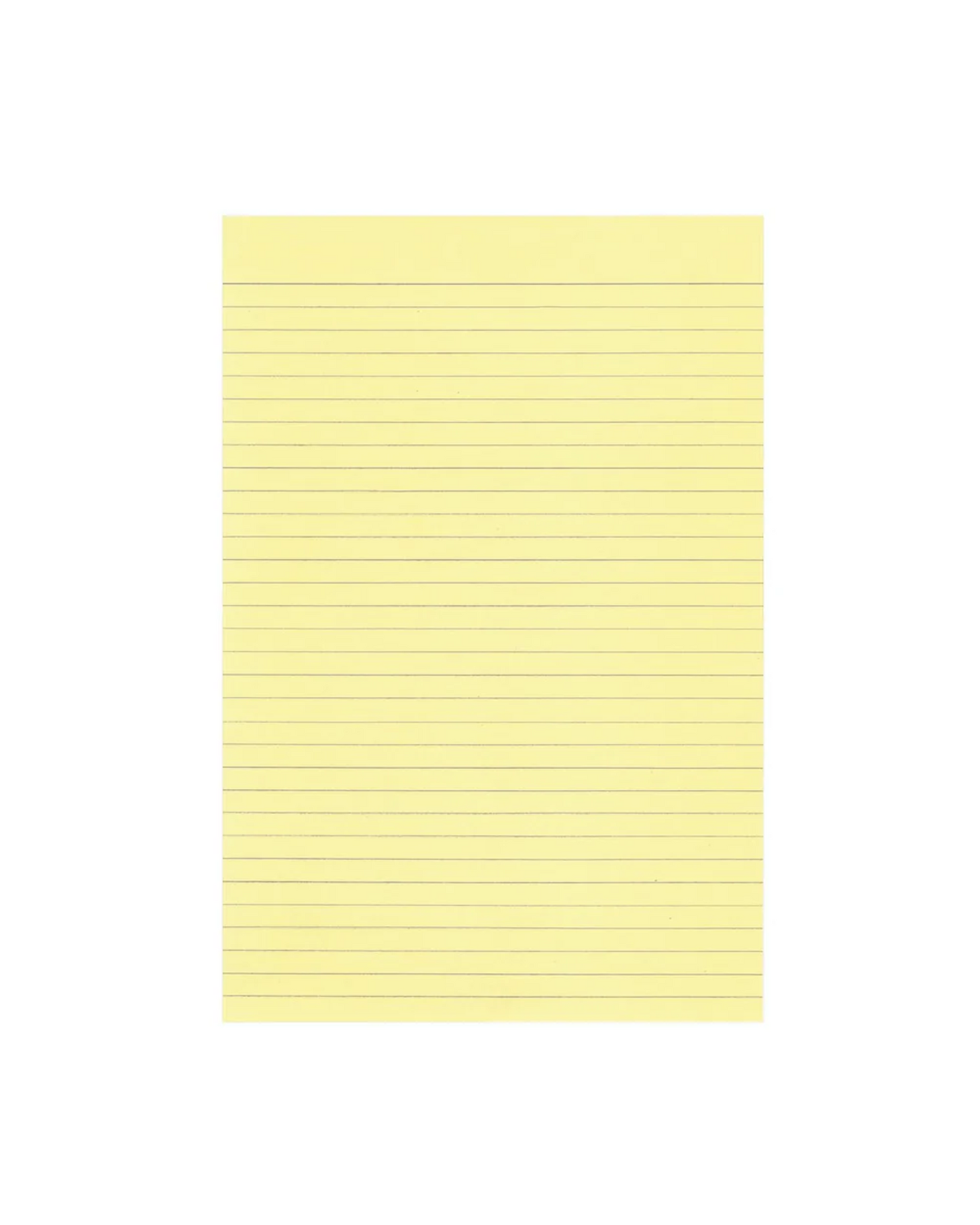Yellow Pad Paper Long