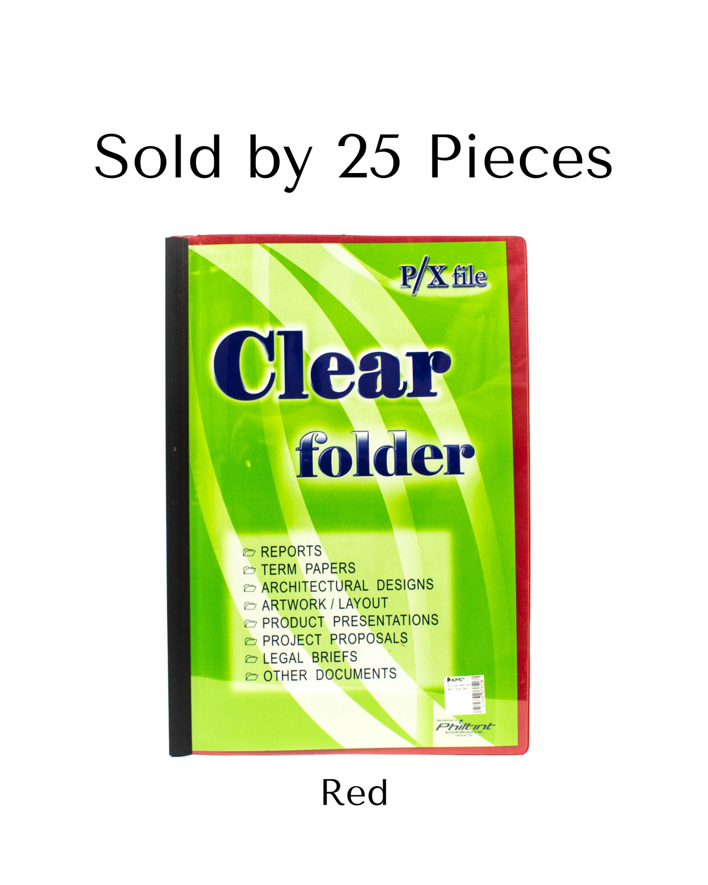 Clear Folder Long