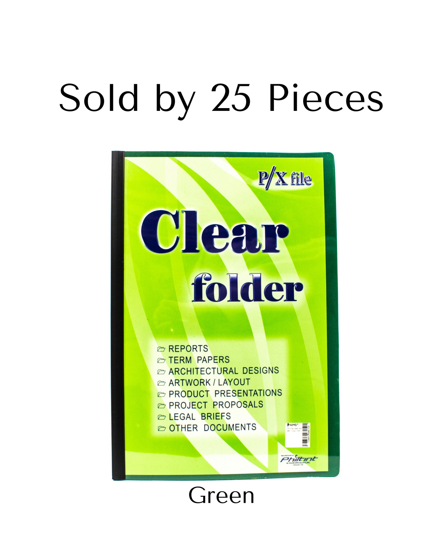 Clear Folder Long