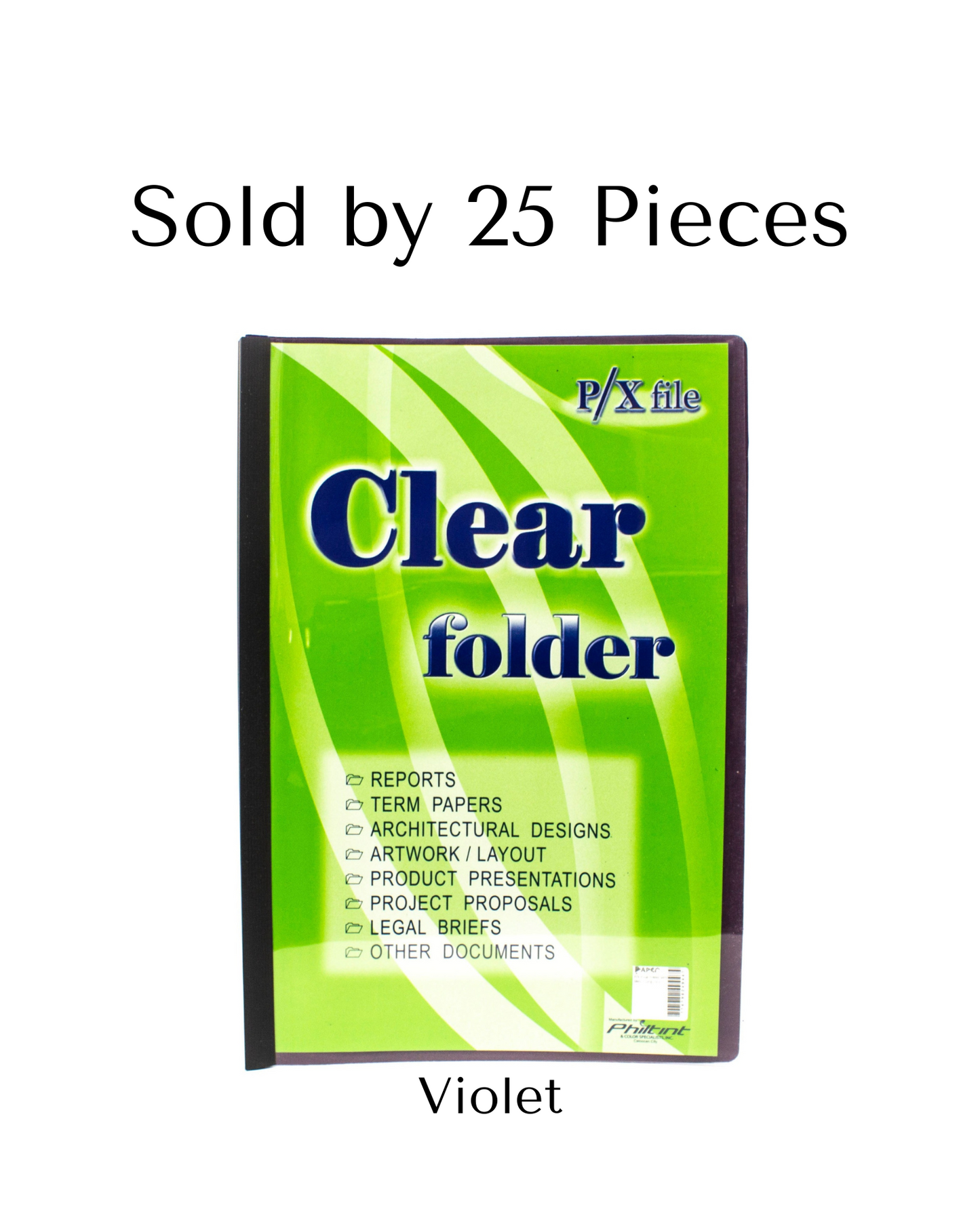 Clear Folder Long