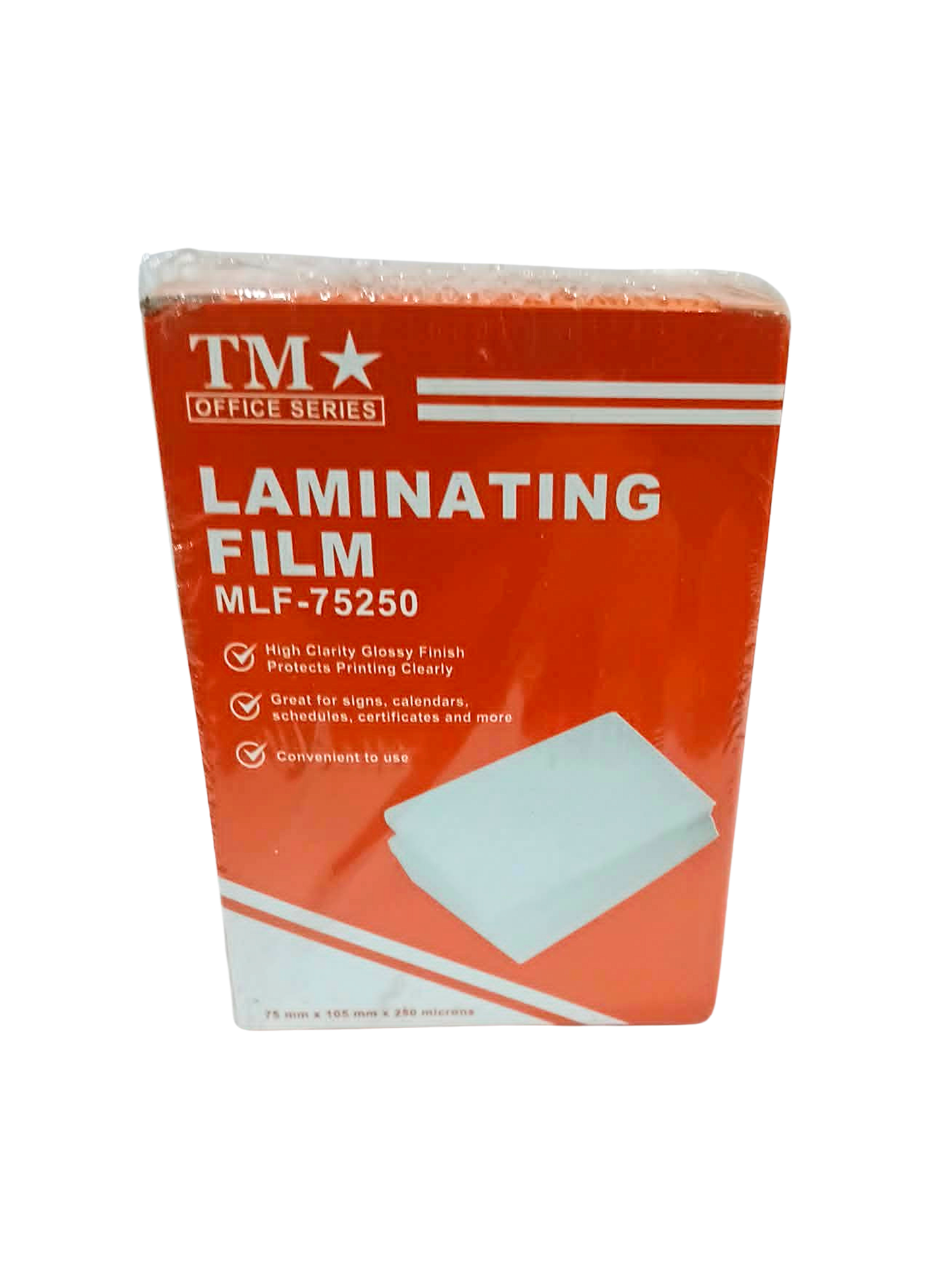 Laminating Film Cut Size 250mic |100s