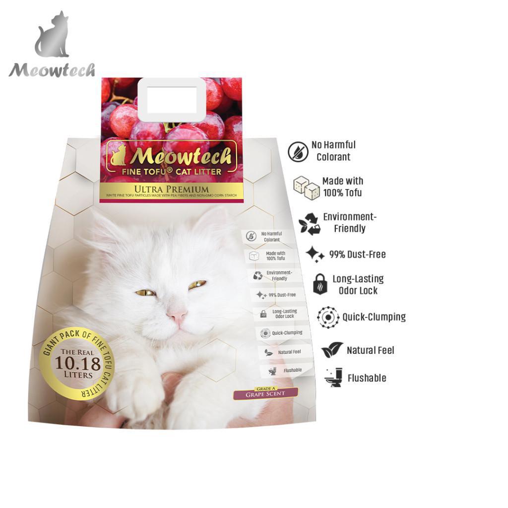 Meowtech Tofu Cat Litter Grapes 10.18L