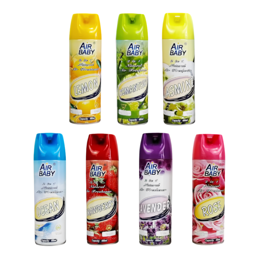 Air Baby Air Freshener 480ml (Random Scent) | Per Piece