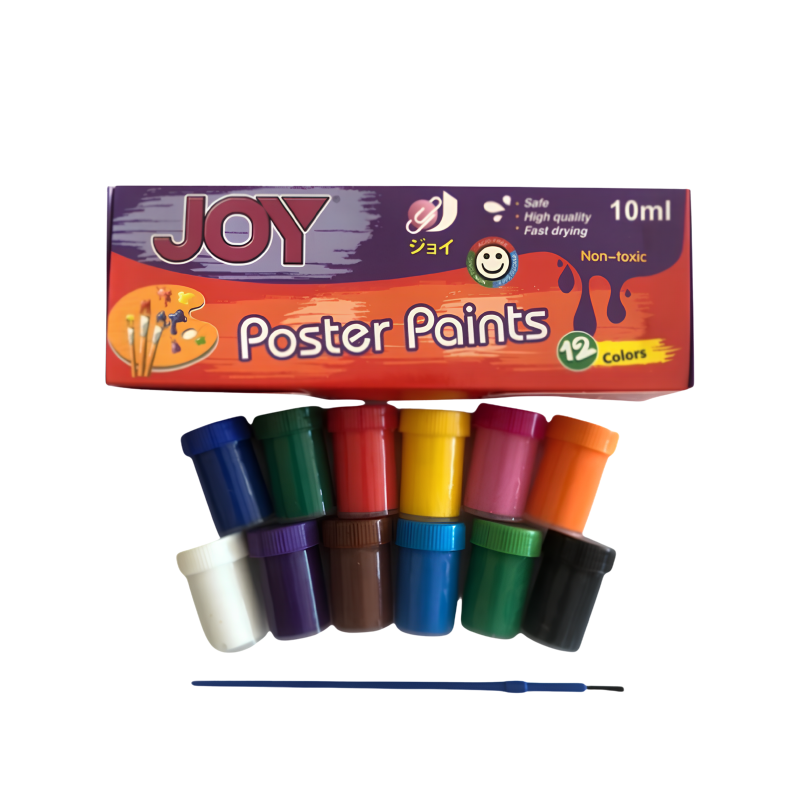Joy Poster Paint 10ml 12 Colors PC-1210 | Per Set
