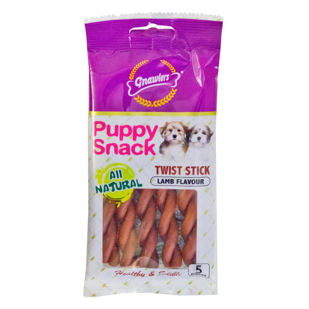 Puppy Snack Twist Stick Lamb 80g