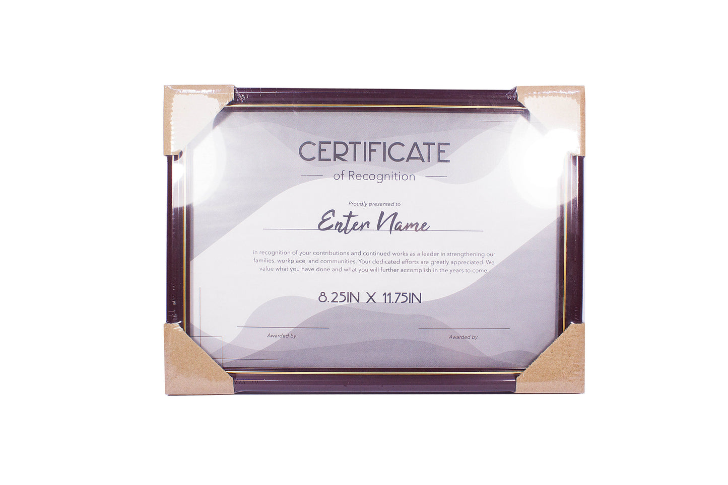 Certificate Frame 8.25in X 11.75in