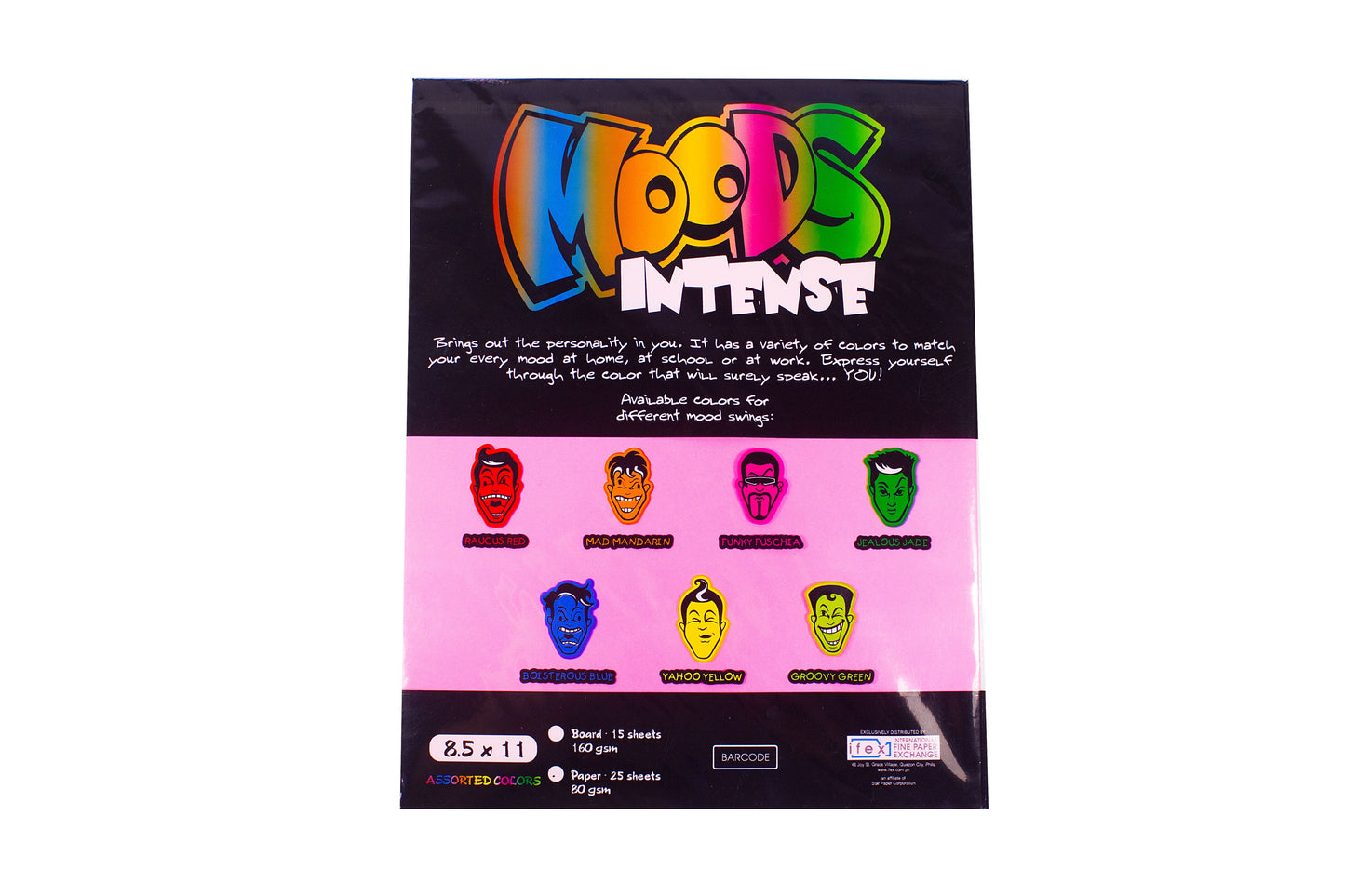 Moods Intense Multicolor Paper 80gsm