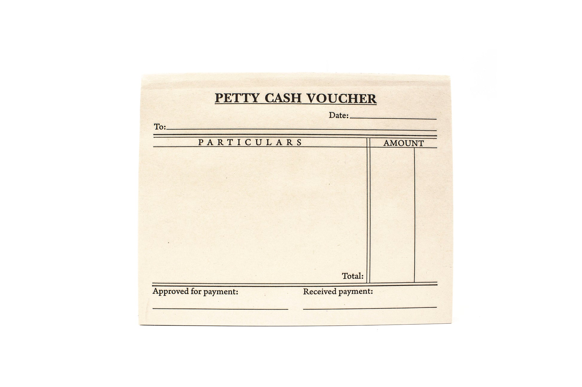 Petty Cash Voucher