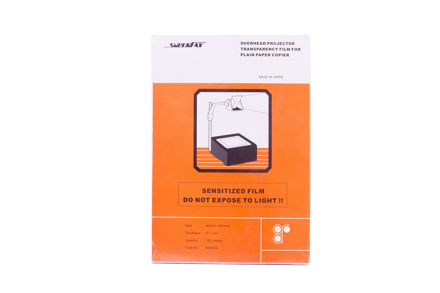 Superfax Sensitized Film A4