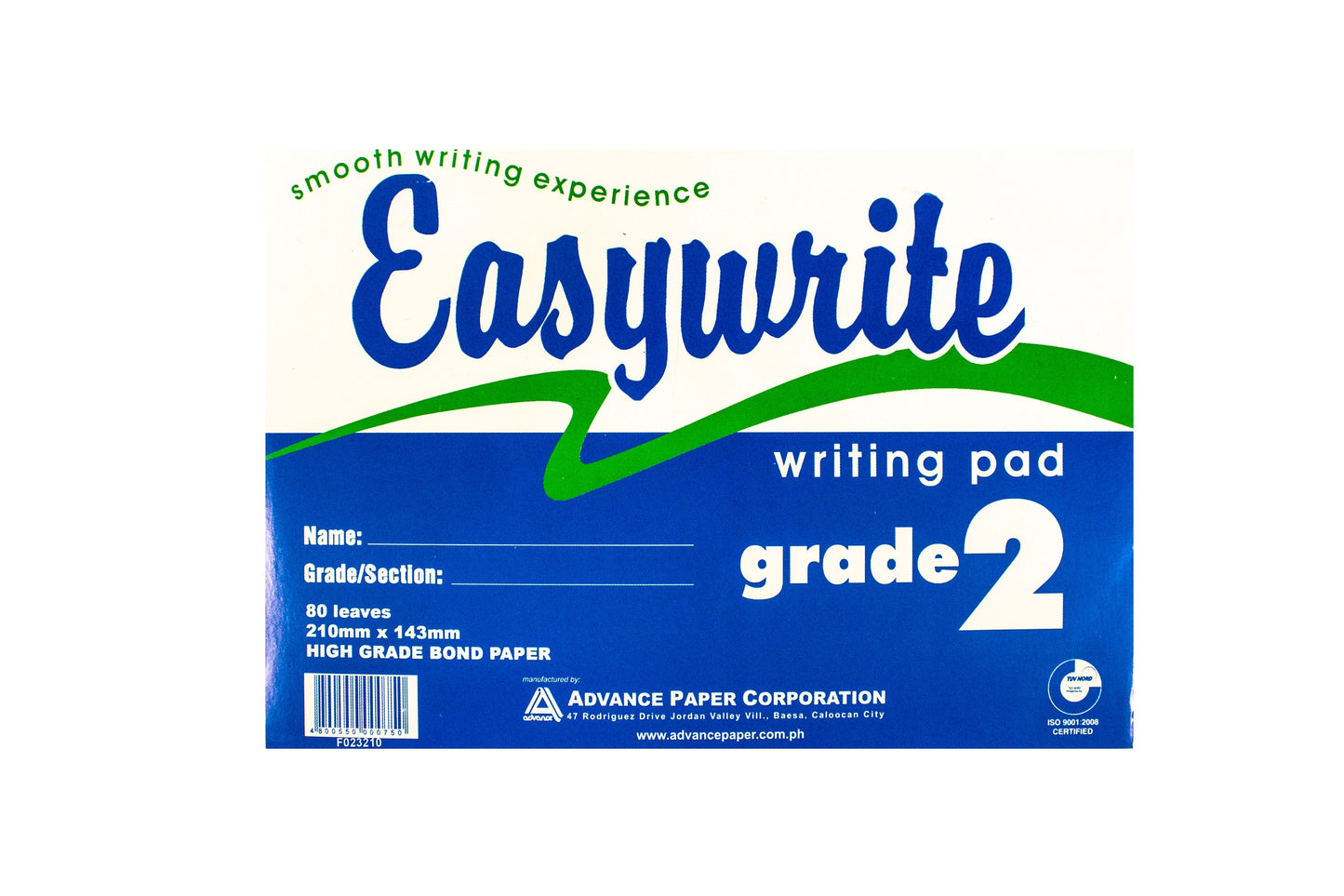 Grade Pad Paper