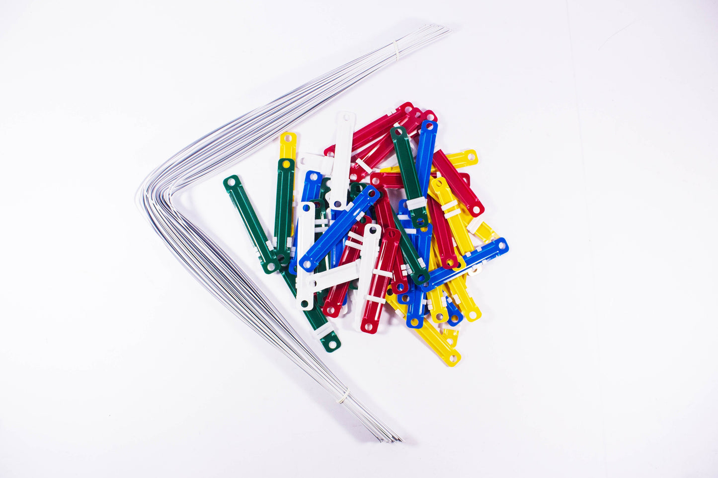 Brite Plastic Fastener | 50Sheets/Box | Sold by 5s