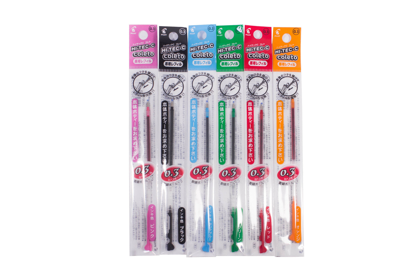 Pilot Hi-Tec-C Coleto Pen Refill 0.3mm