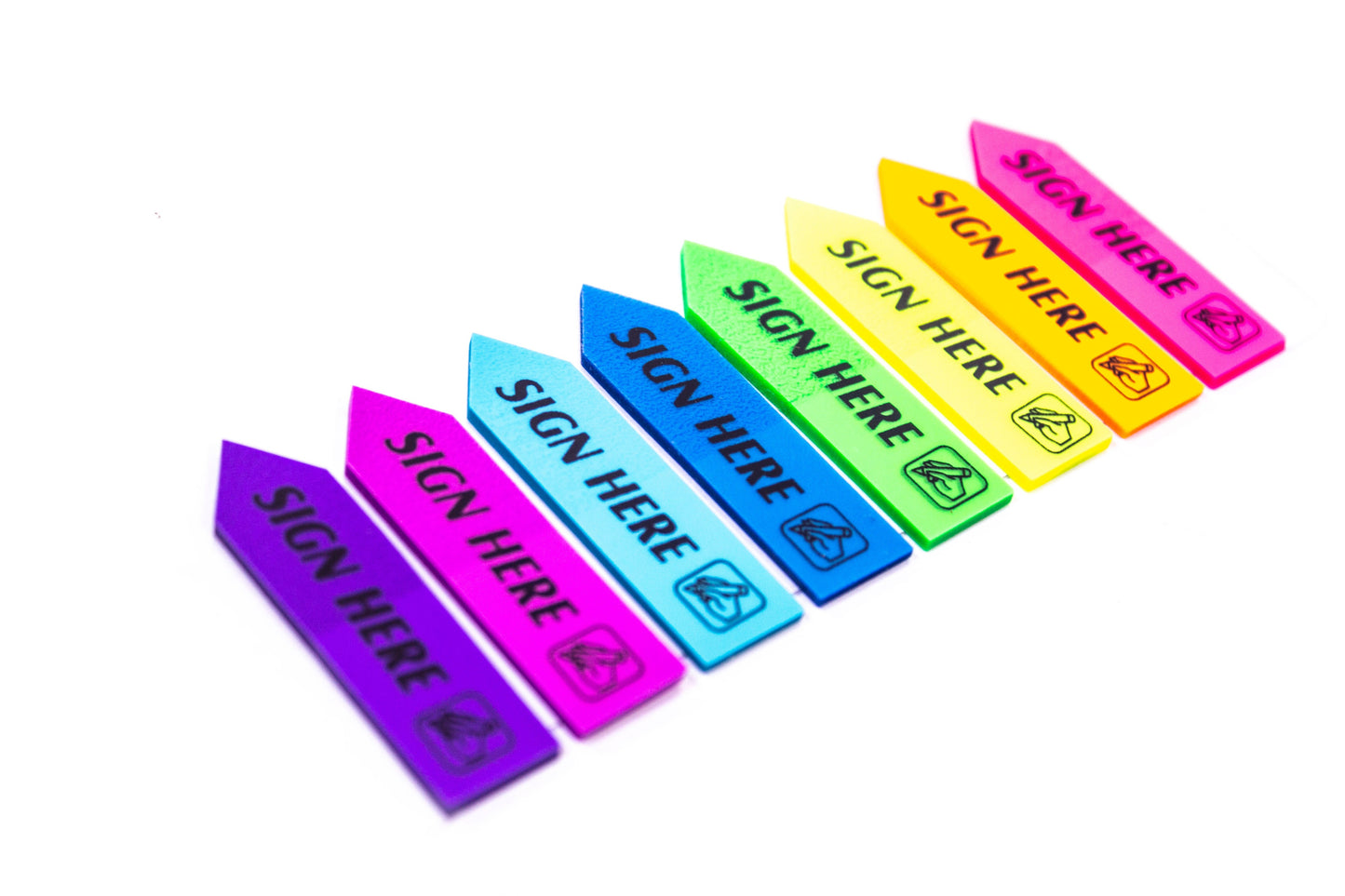 Sticky Notes, Adhesive Marker, sign here