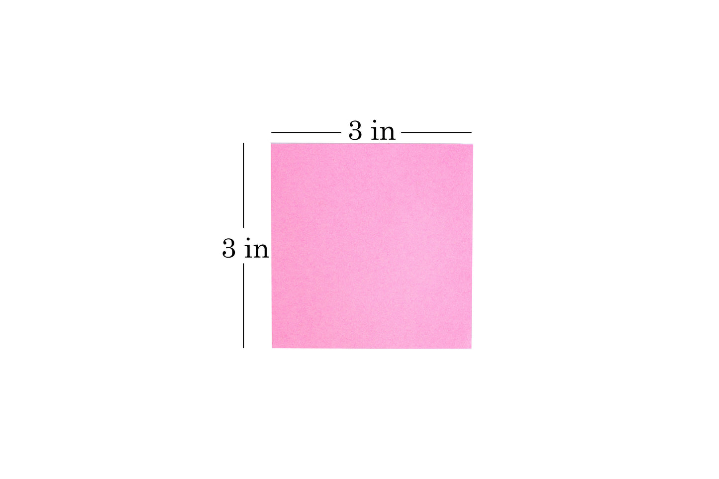 Multicolored Memo Paper 3x3in
