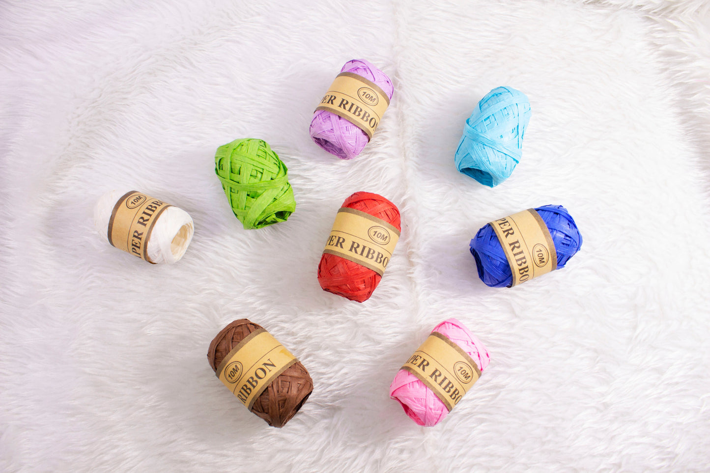 Colored Paper Twine Ribbon