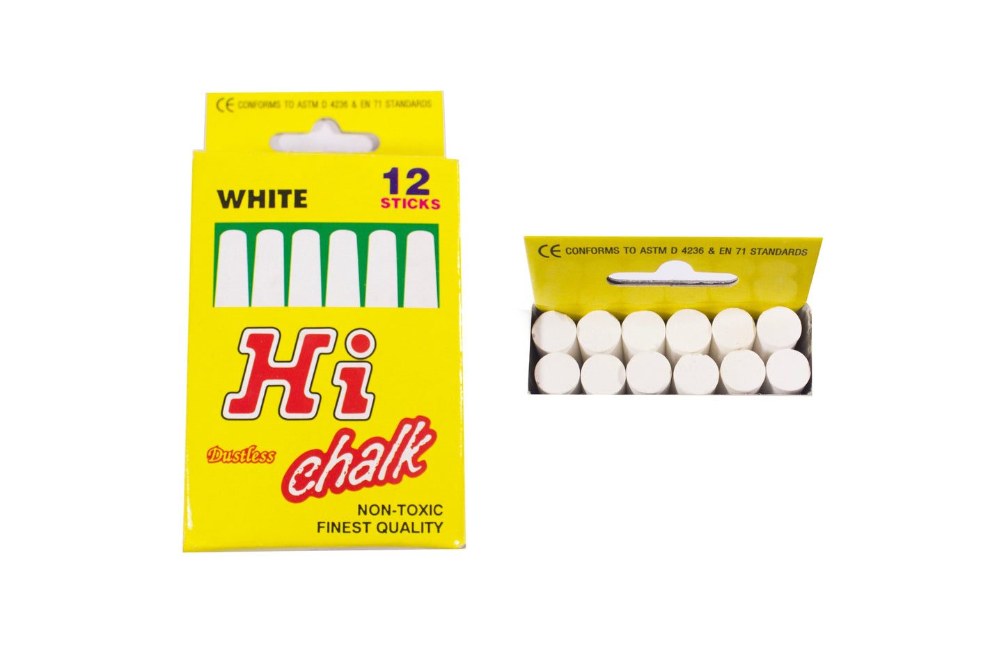 SQI Hi Chalk/Kid Art 12 pcs per box