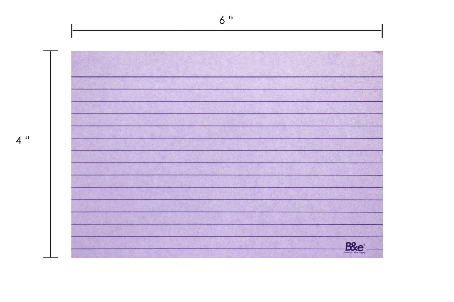 B&E Index Card 4x6in 180gsm | 100pcs