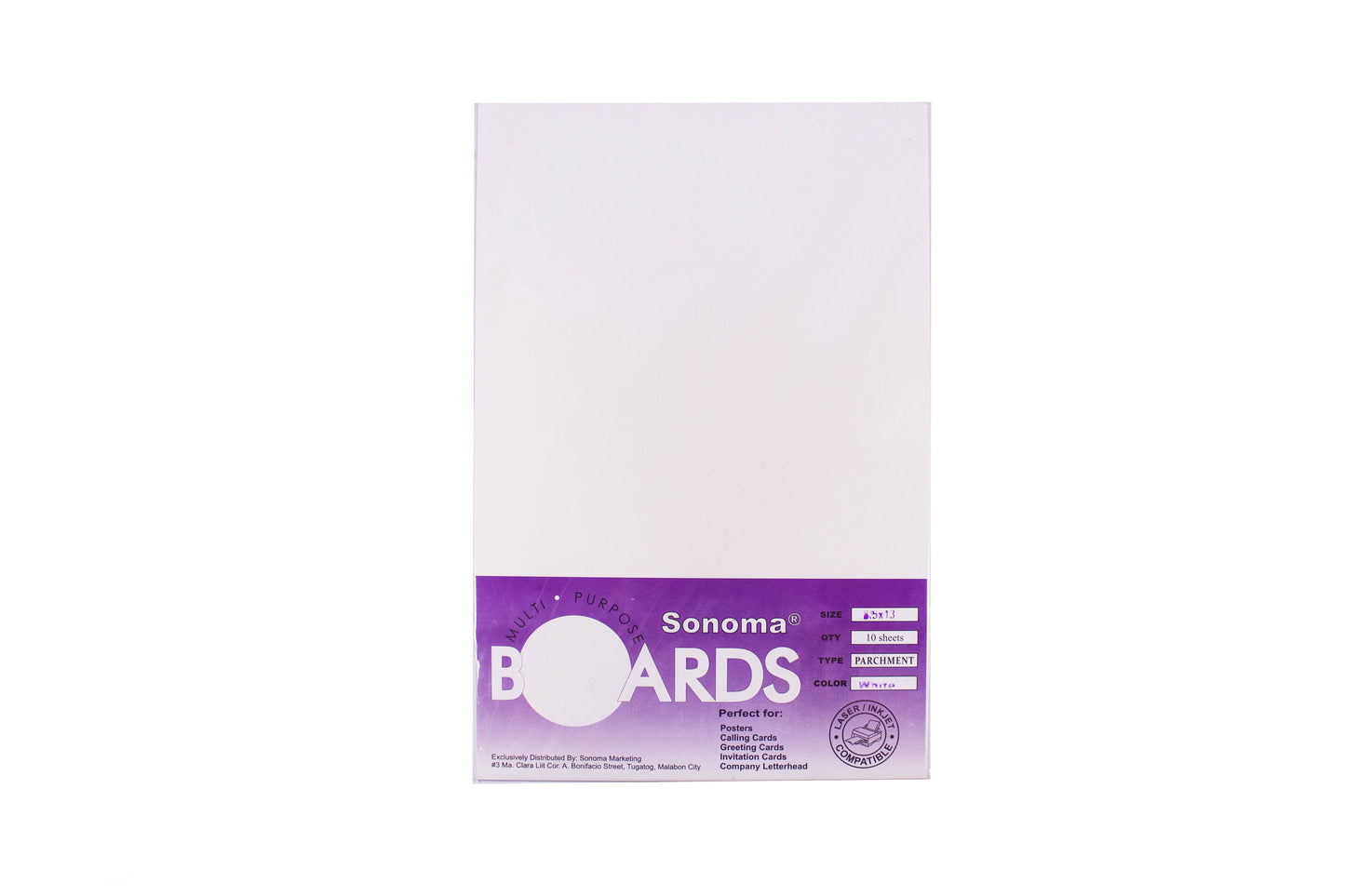 Sonoma Boards Parchment Paper 90gsm Long 100s | Sold by 10s