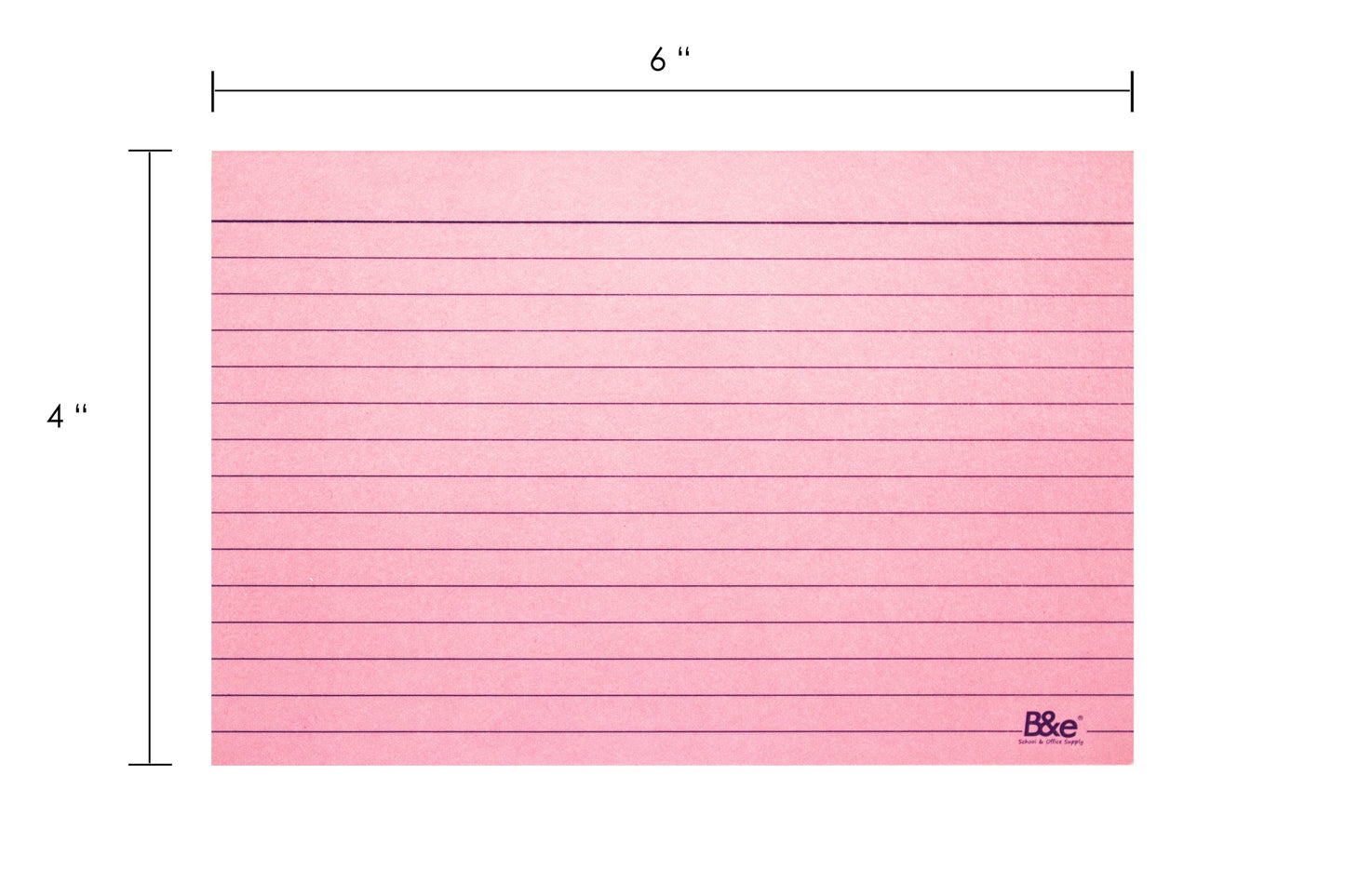 B&E Index Card 4x6in 180gsm | 100pcs