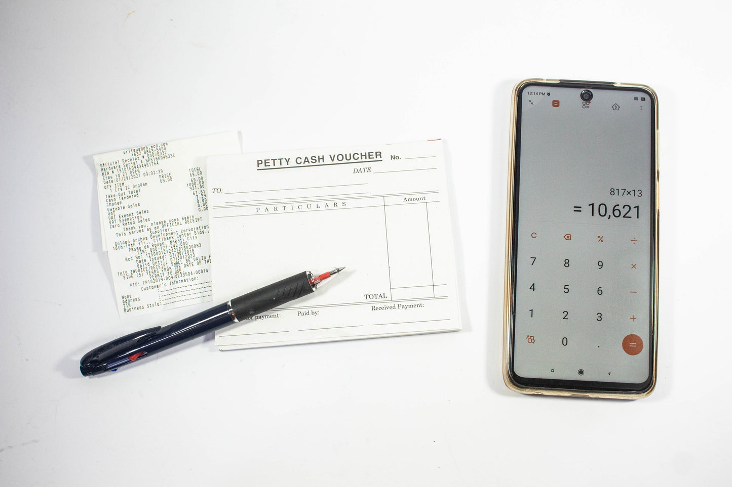 Petty Cash Voucher