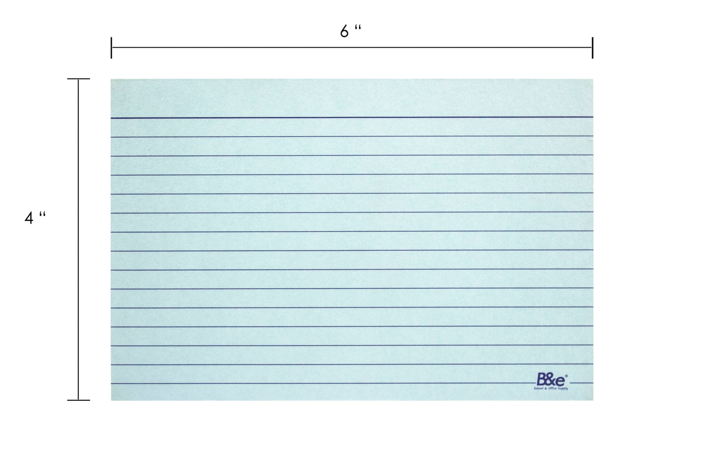 B&E Index Card 4x6in 180gsm | 100pcs