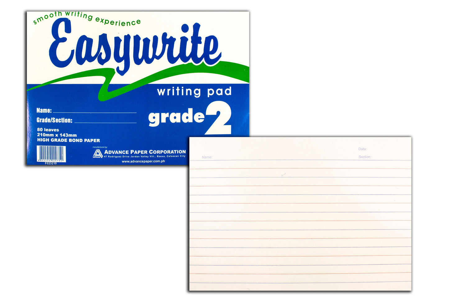 Grade Pad Paper