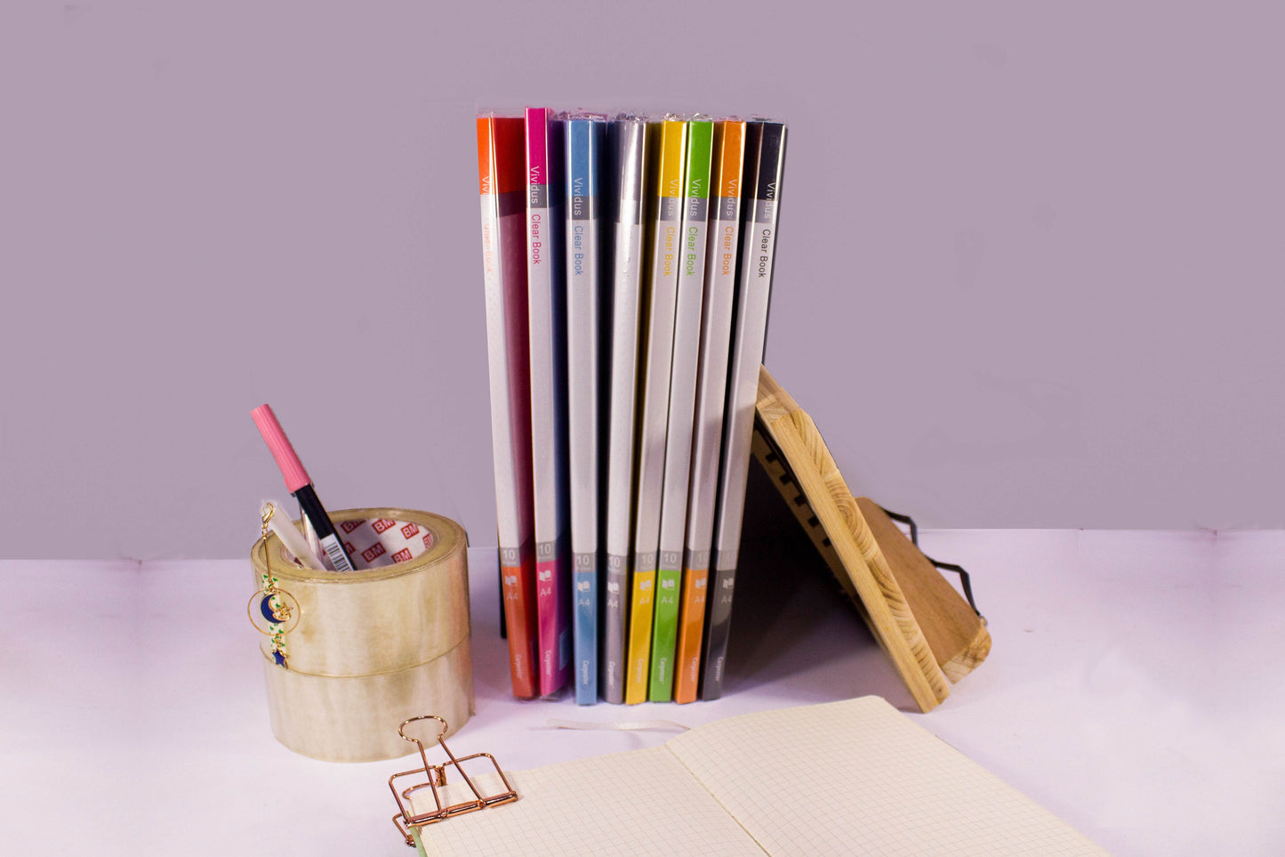 clear book