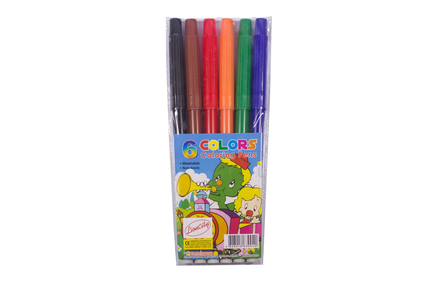 Lion City Coloring Pens Set | Sold by 12s