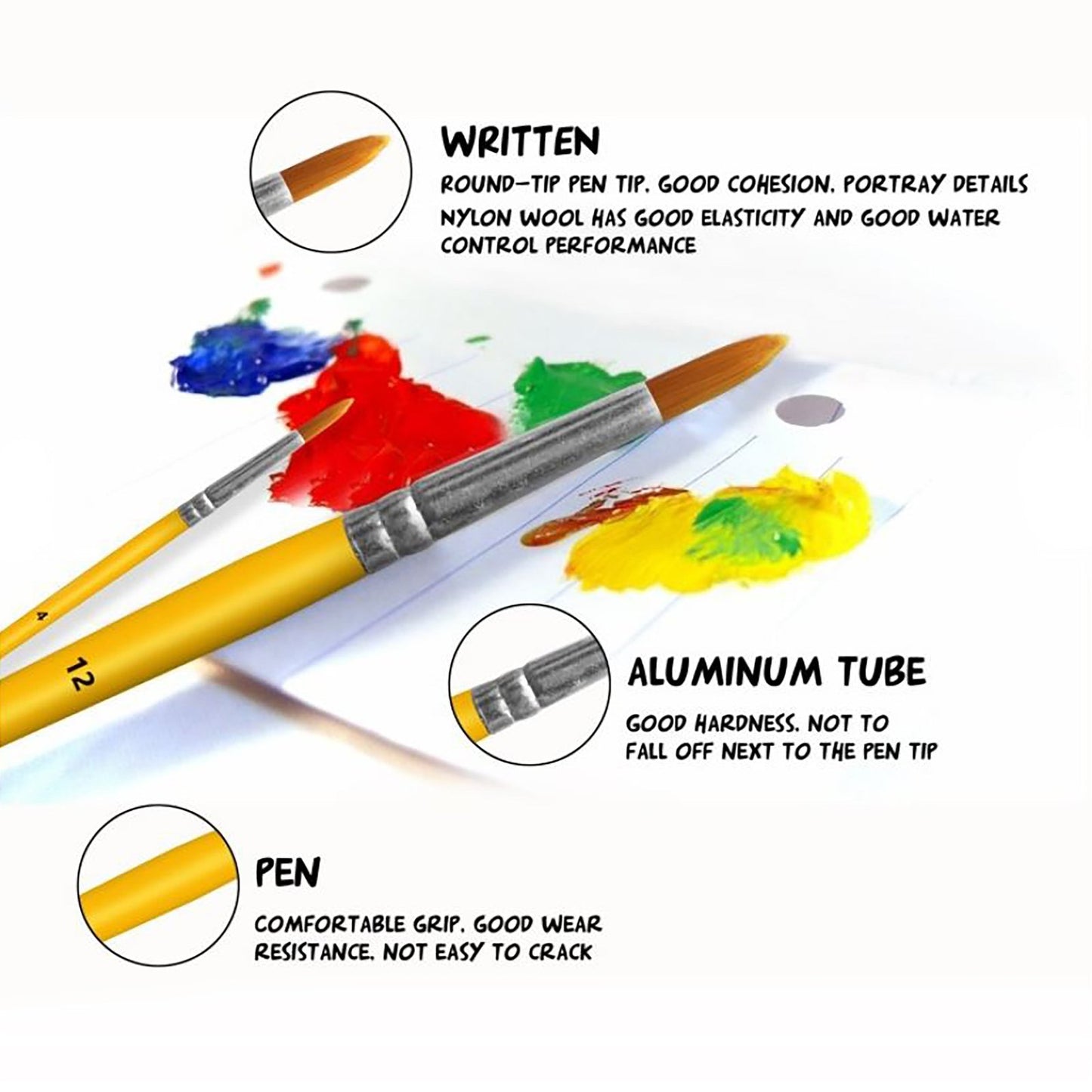 B&E Paint Brush Round
