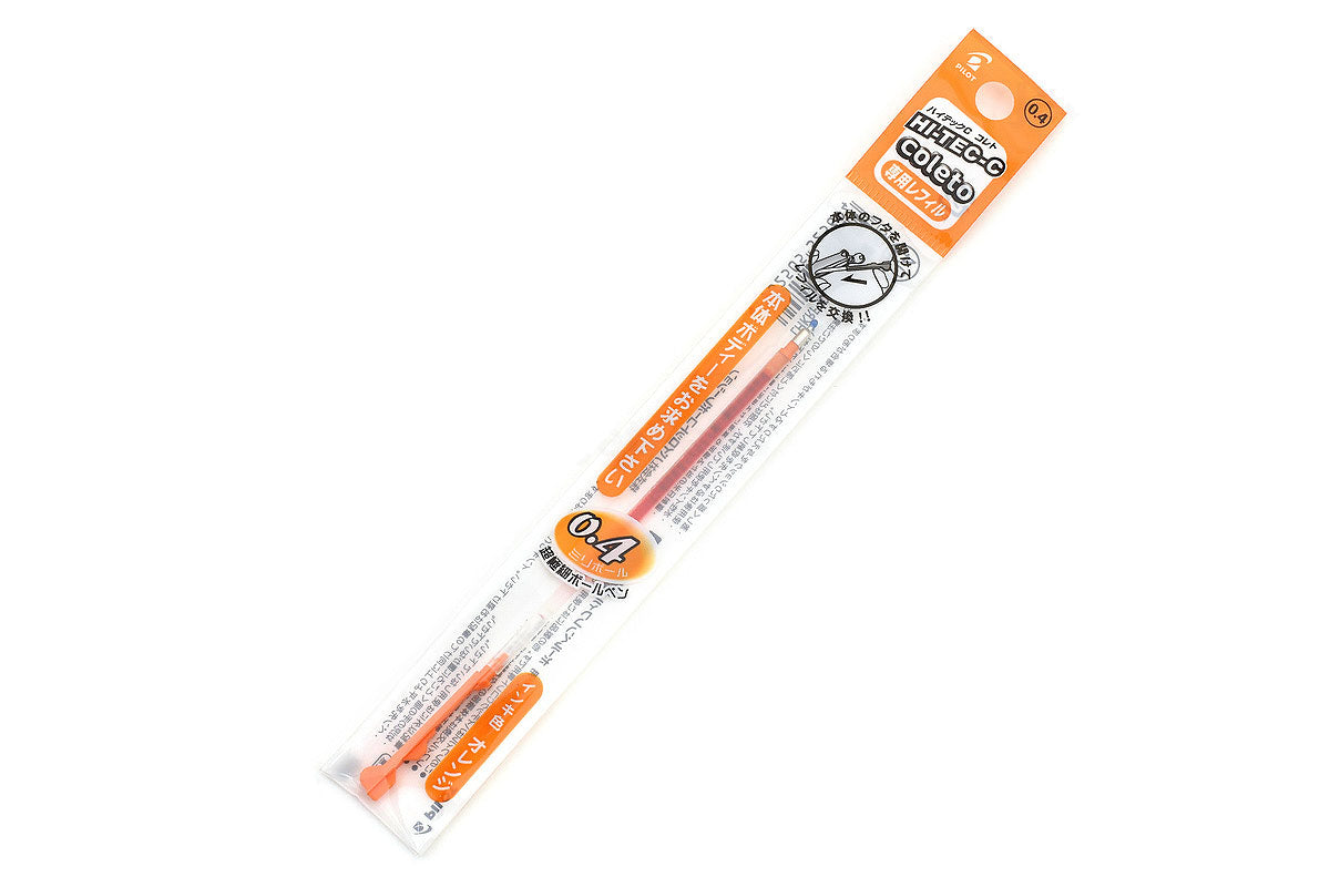 Pilot Hi-Tec-C Coleto pen Refill 0.4 mm
